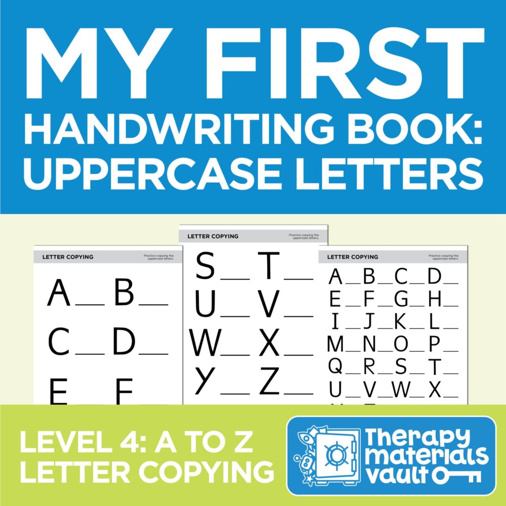 My First Handwriting Book Uppercase Letters Level 4 Tmv