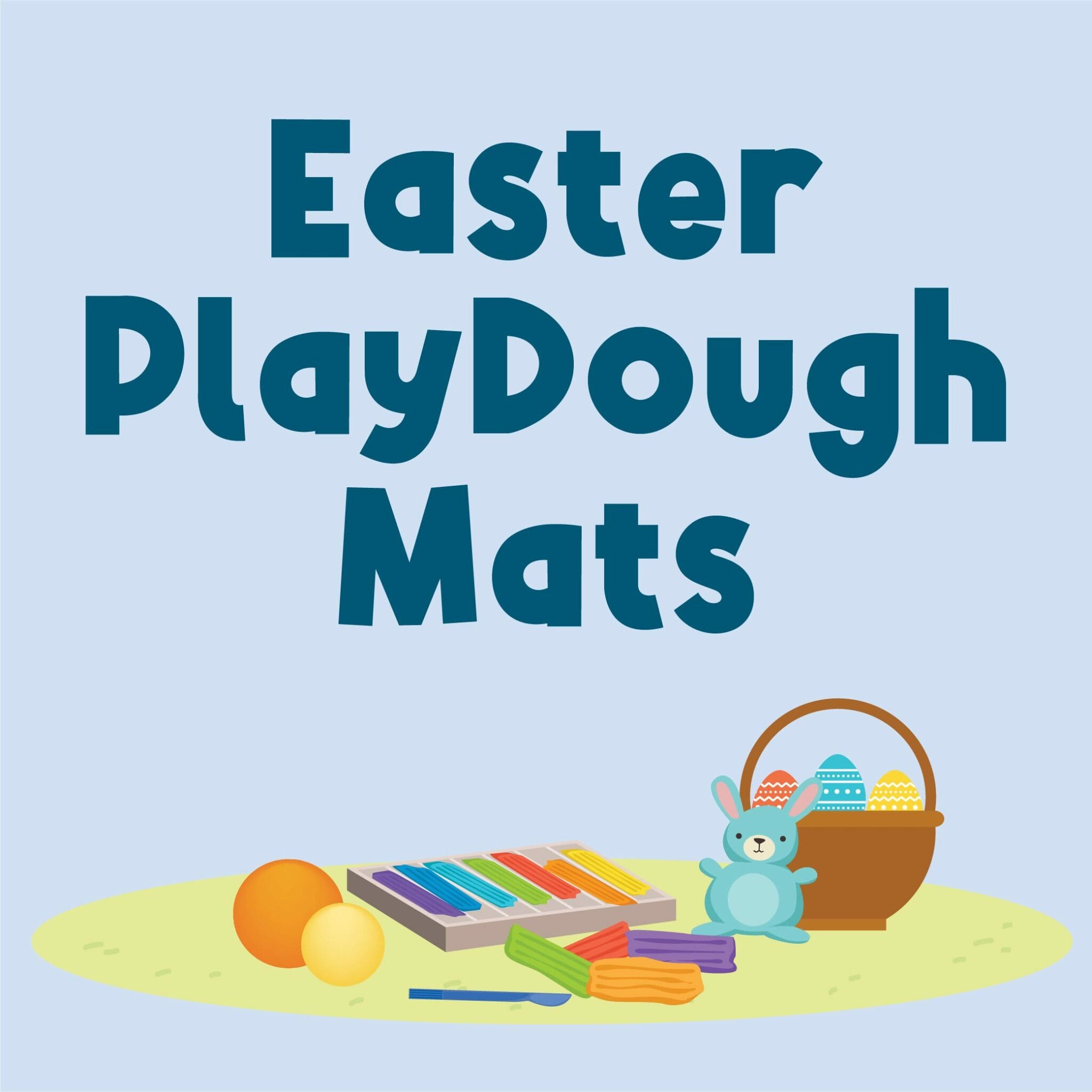 Easter PlayDough Mats