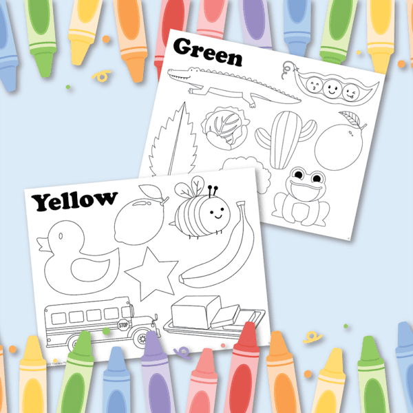 Learn Your Colors! Coloring Activity