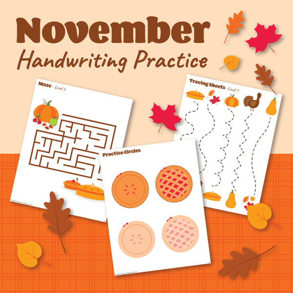 November Handwriting Practice